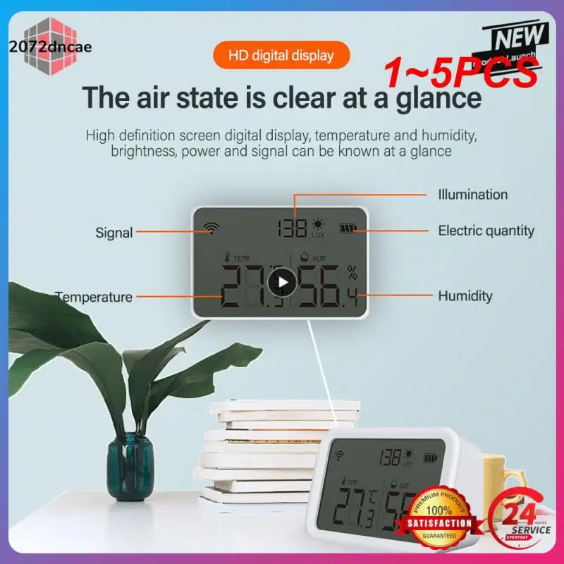 Датчик влажности и температуры с ЖК-дисплеем, 1-5 шт.
Датчик влажности и температуры с ЖК-дисплеем, 1-5 шт.