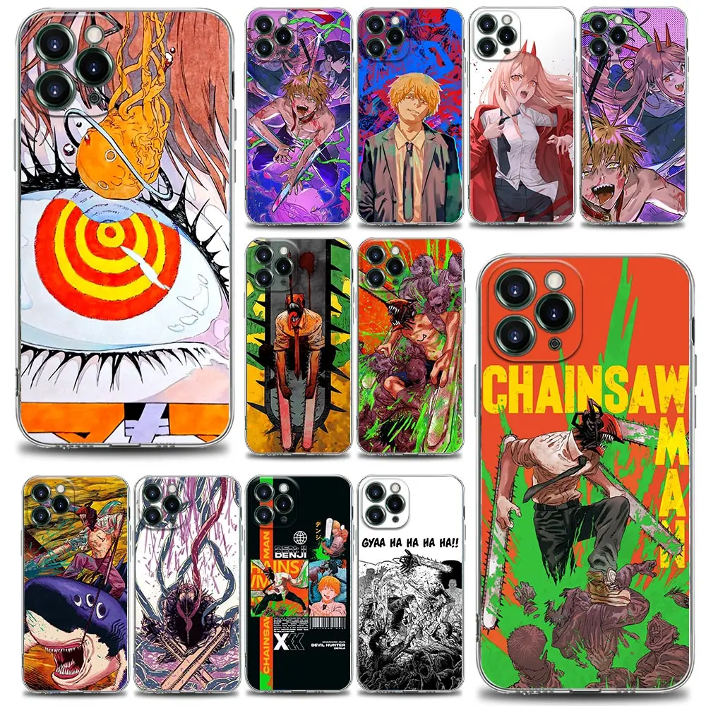 Phone Case For iPhone 14 Case 13 12 11 Pro Max Mini 6 7 8 Plus X XR XS SE Soft Fundas Clear Cover Anime Power Chainsaw Man Denji
Phone Case For iPhone 14 Case 13 12 11 Pro Max Mini 6 7 8 Plus X XR XS SE Soft Fundas Clear Cover Anime Power Chainsaw Man Denji