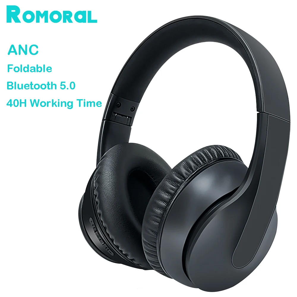 Bass Bluetooth Headphones ANC Active Noise Cancelling Music Headphones Over-Ear Foldable Lightweight Wireless Bluetooth Headset
Bass Bluetooth Headphones ANC Active Noise Cancelling Music Headphones Over-Ear Foldable Lightweight Wireless Bluetooth Headset