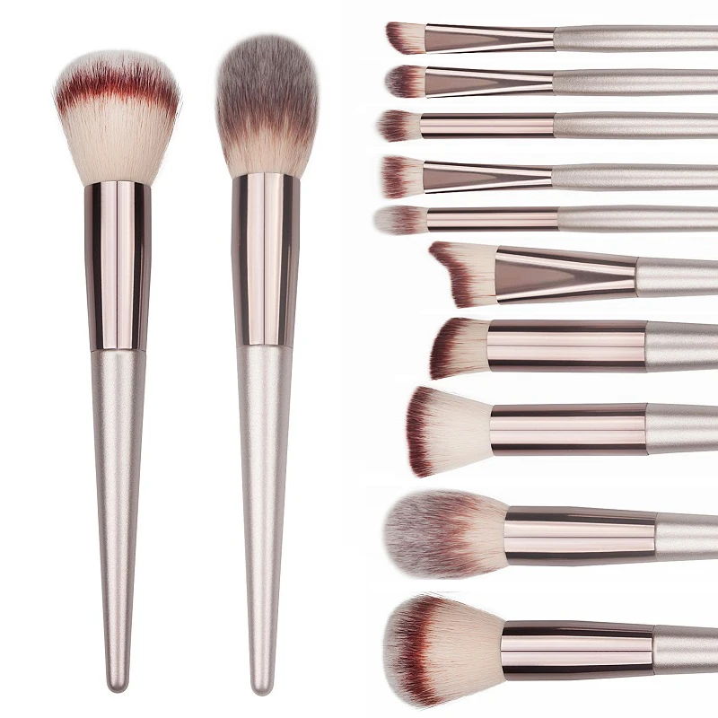 Wooden Champagne Makeup Brushes Set for Foundation Powder Blush Eyeshadow Concealer Lip Eye Make Up Brush Luxury Cosmetics Tools
Wooden Champagne Makeup Brushes Set for Foundation Powder Blush Eyeshadow Concealer Lip Eye Make Up Brush Luxury Cosmetics Tools