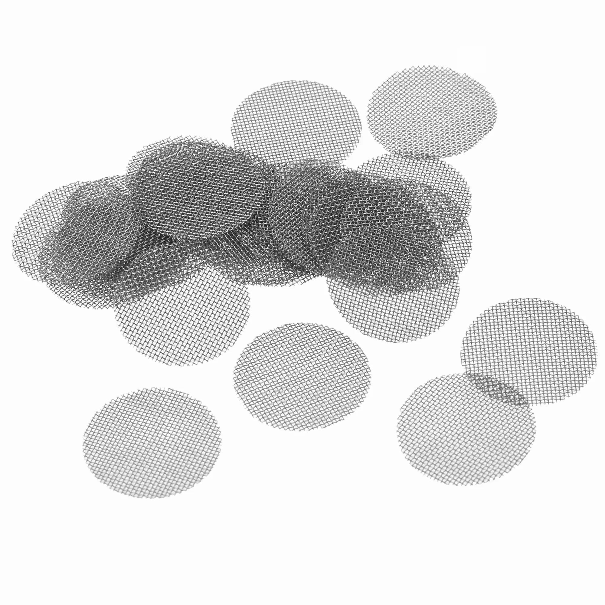 30pcs 15mm Diameter Pipe Screen Stainless Steel Screens Multifunctional Smoking Accessories for Pipe Filter
30pcs 15mm Diameter Pipe Screen Stainless Steel Screens Multifunctional Smoking Accessories for Pipe Filter