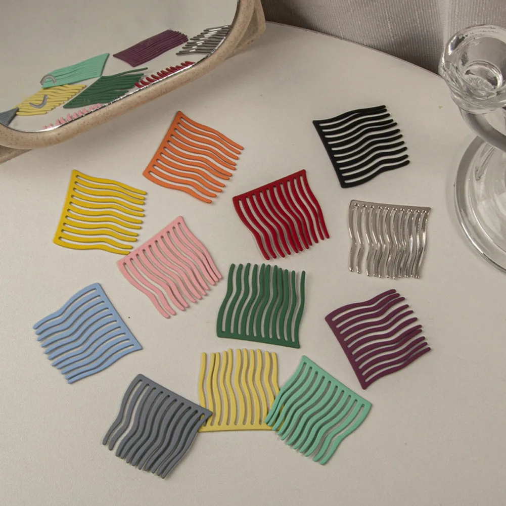 Woman Metal Hairpins Comb Hair Clips Girls Colorful Hair Accessories Headwear Barrettes Hair Grips Oraments
Woman Metal Hairpins Comb Hair Clips Girls Colorful Hair Accessories Headwear Barrettes Hair Grips Oraments