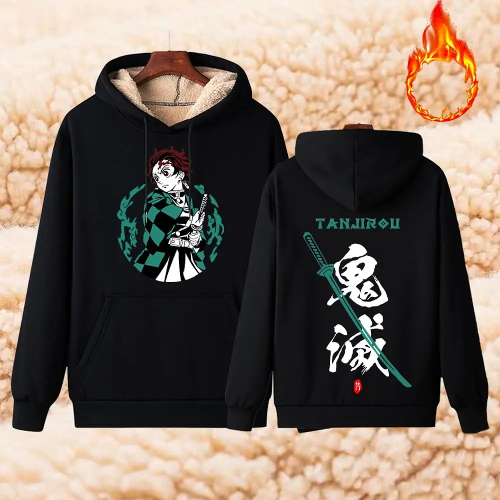 Thicken Warm Hoodies Demon Slayer Sweatshirt Anime Hoodie Winter Printed Pullover Men Women Hip Hop Streetwear Loose Long Sleeve
Thicken Warm Hoodies Demon Slayer Sweatshirt Anime Hoodie Winter Printed Pullover Men Women Hip Hop Streetwear Loose Long Sleeve