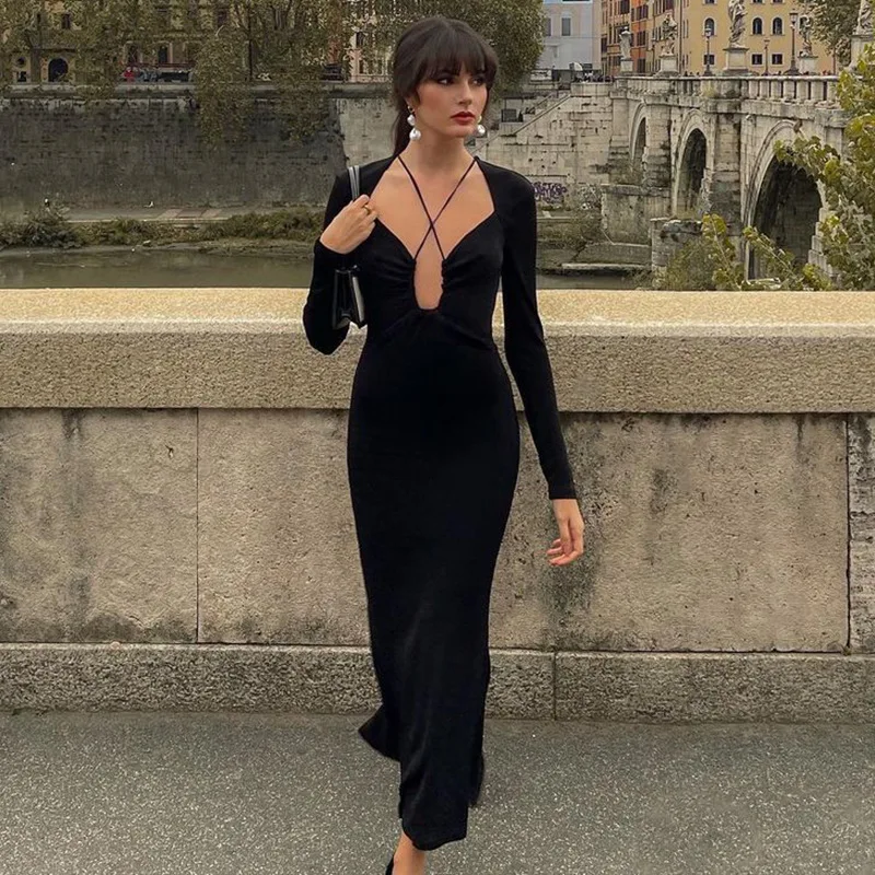 Women Wrapped Midi Long Sleeve V Neck Solid Color Elegant Street Casual Party Slimming Sexy Dress
Women Wrapped Midi Long Sleeve V Neck Solid Color Elegant Street Casual Party Slimming Sexy Dress