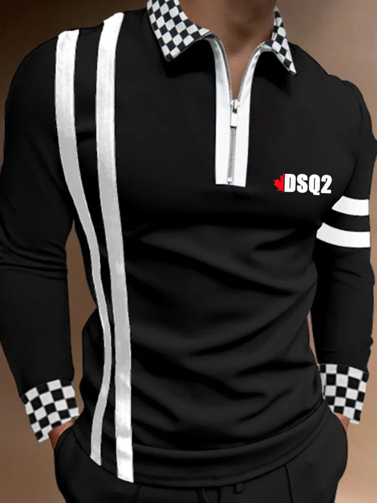 2022 European and American spring fashion men's casual retro style plaid POLO shirt and short sleeve men's cotton POLO
2022 European and American spring fashion men's casual retro style plaid POLO shirt and short sleeve men's cotton POLO