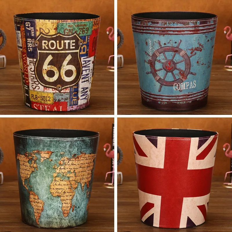 Britain's New Round Straight Trash Can Creative Fashion Simple Lidless Made of Old Vintage Garbage Basket
Britain's New Round Straight Trash Can Creative Fashion Simple Lidless Made of Old Vintage Garbage Basket