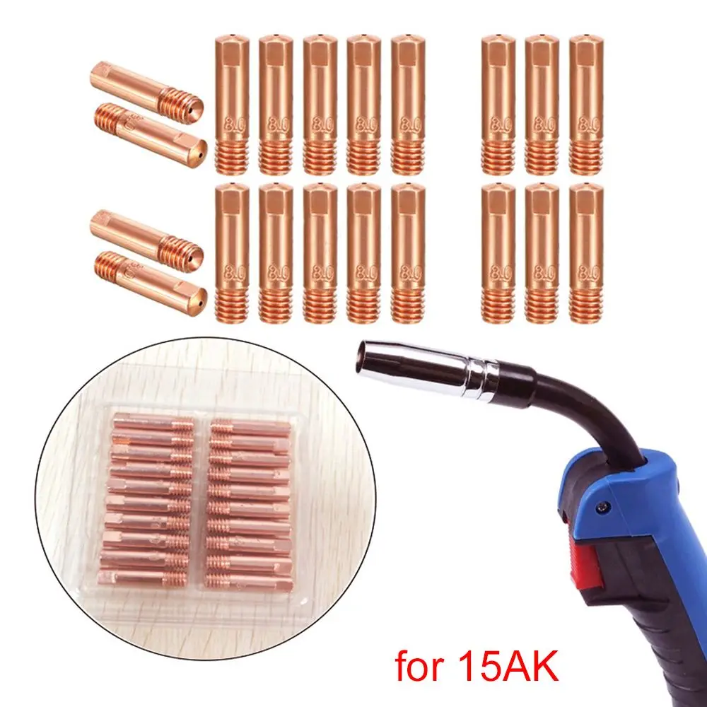 Welder Accessory for MB15 15AK Holder Kit Soldering Tool Conductive Contact Tips MIG Welding Nozzle Torch Consumables
Welder Accessory for MB15 15AK Holder Kit Soldering Tool Conductive Contact Tips MIG Welding Nozzle Torch Consumables