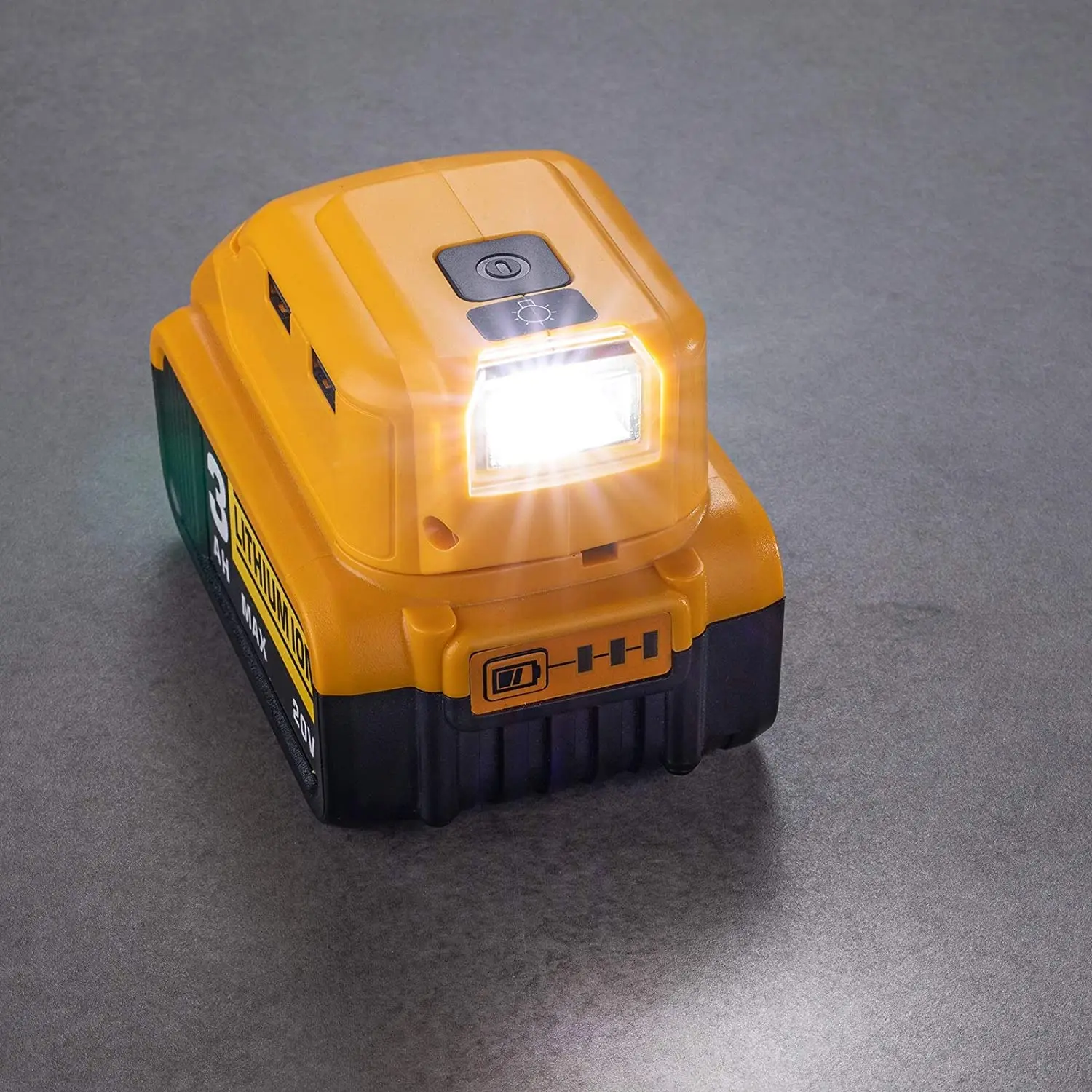 Replacement DCB090 Power Source For Dewalt 20v Max 18V Battery Adapter with Dual USB DC 12V LED Work Light
Replacement DCB090 Power Source For Dewalt 20v Max 18V Battery Adapter with Dual USB DC 12V LED Work Light