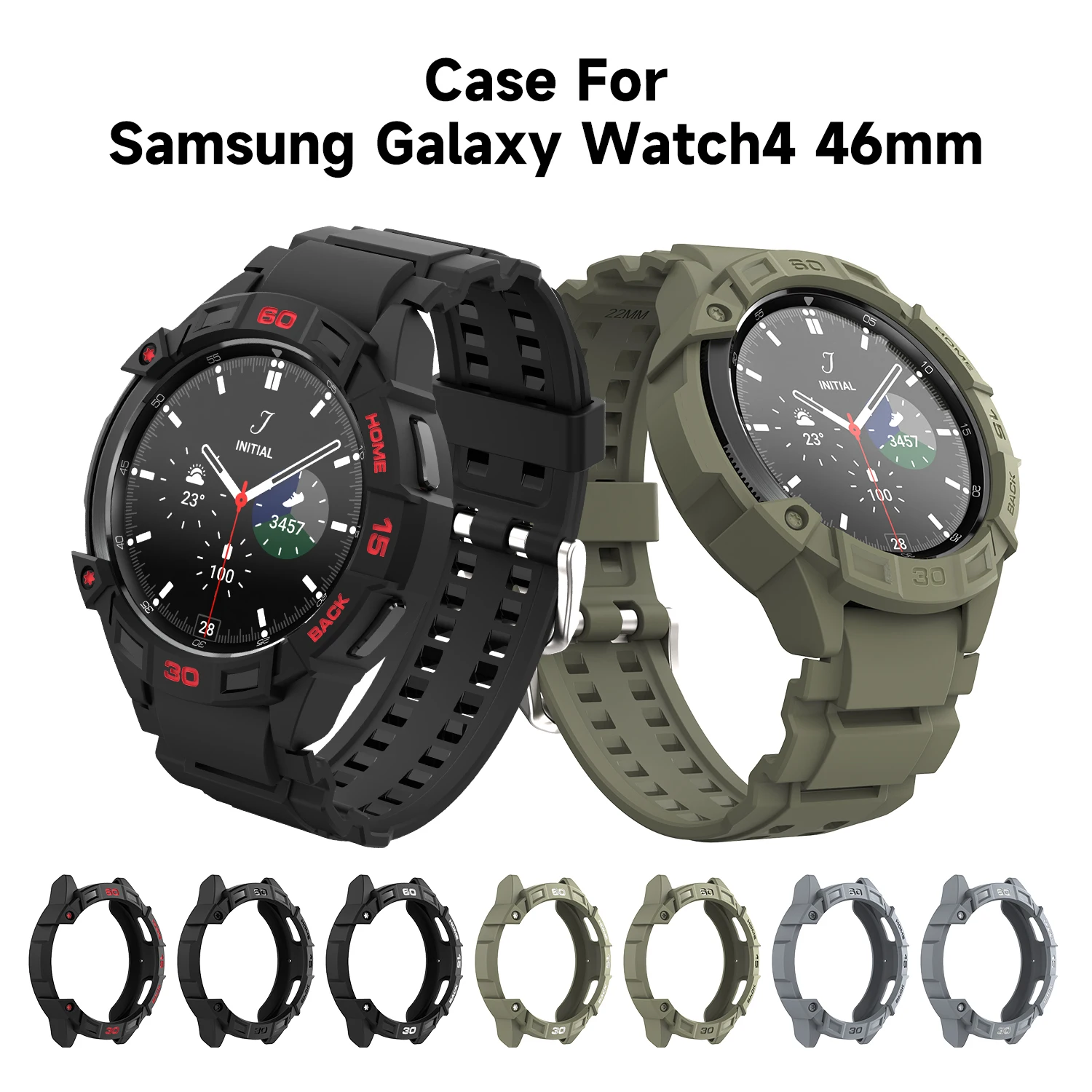 TPU Soft Protective Cover For Samsung Galaxy Watch 4 Classic 46mm Smart Watch Shell Protector Case Band Charger Accessories
TPU Soft Protective Cover For Samsung Galaxy Watch 4 Classic 46mm Smart Watch Shell Protector Case Band Charger Accessories