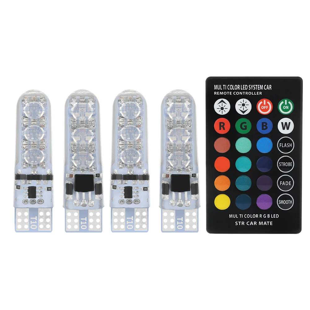 T10 W5W Автомобильная светодиодная лампочка с дистанционным управлением RGB Автомобильная внутренняя подсветка для чтения детская атмосфера к...
T10 W5W Автомобильная светодиодная лампочка с дистанционным управлением RGB Автомобильная внутренняя подсветка для чтения детская атмосфера к...