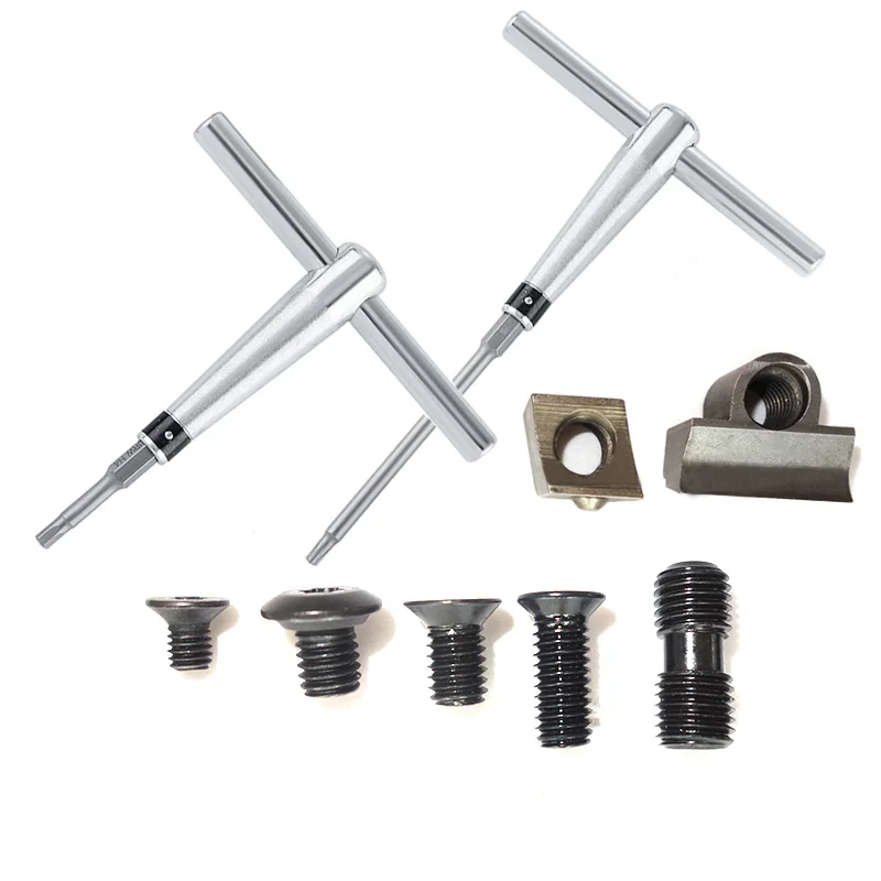 Woodworking spiral cutter shaft screw disposable blade light heavy cutting double head hexagon wrench pressing block
Woodworking spiral cutter shaft screw disposable blade light heavy cutting double head hexagon wrench pressing block