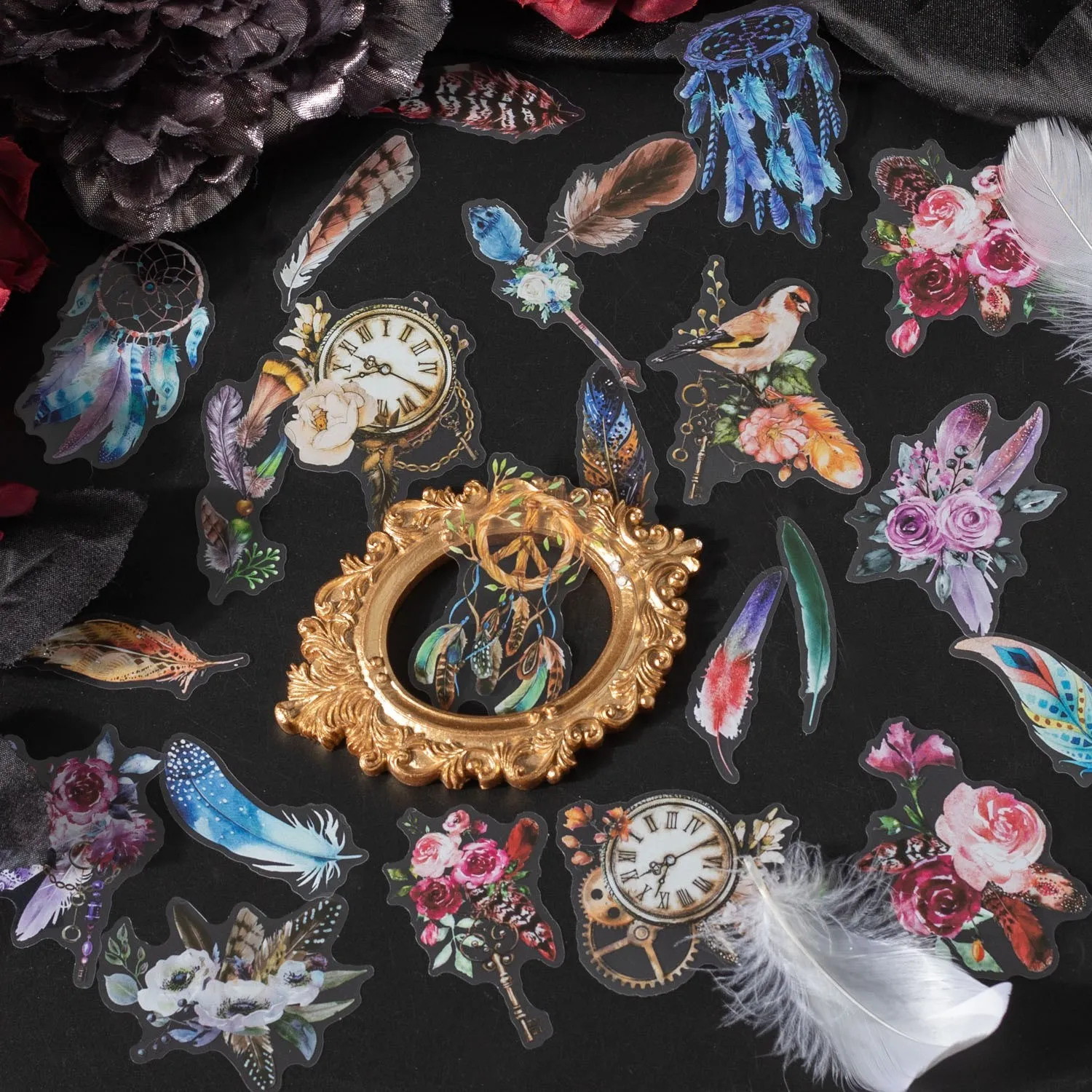 Винтажные стикеры в виде цветов и перьев 40 шт., наклейки для планировщика в эстетике, товары для творчества, дневника, планировщика, открыток
Винтажные стикеры в виде цветов и перьев 40 шт., наклейки для планировщика в эстетике, товары для творчества, дневника, планировщика, открыток