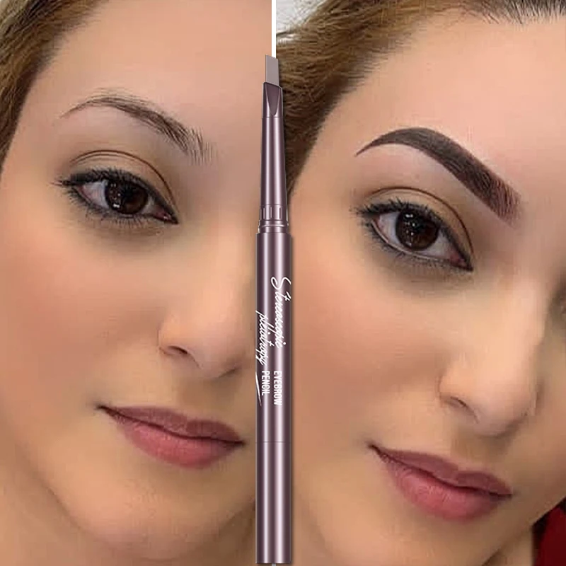 Natural 5 Colors Eyebrow Pencil With Brow Brush Ultra-fine Waterproof Lasting No Blooming Triangle Rotatable Eyebrow Cosmetics
Natural 5 Colors Eyebrow Pencil With Brow Brush Ultra-fine Waterproof Lasting No Blooming Triangle Rotatable Eyebrow Cosmetics