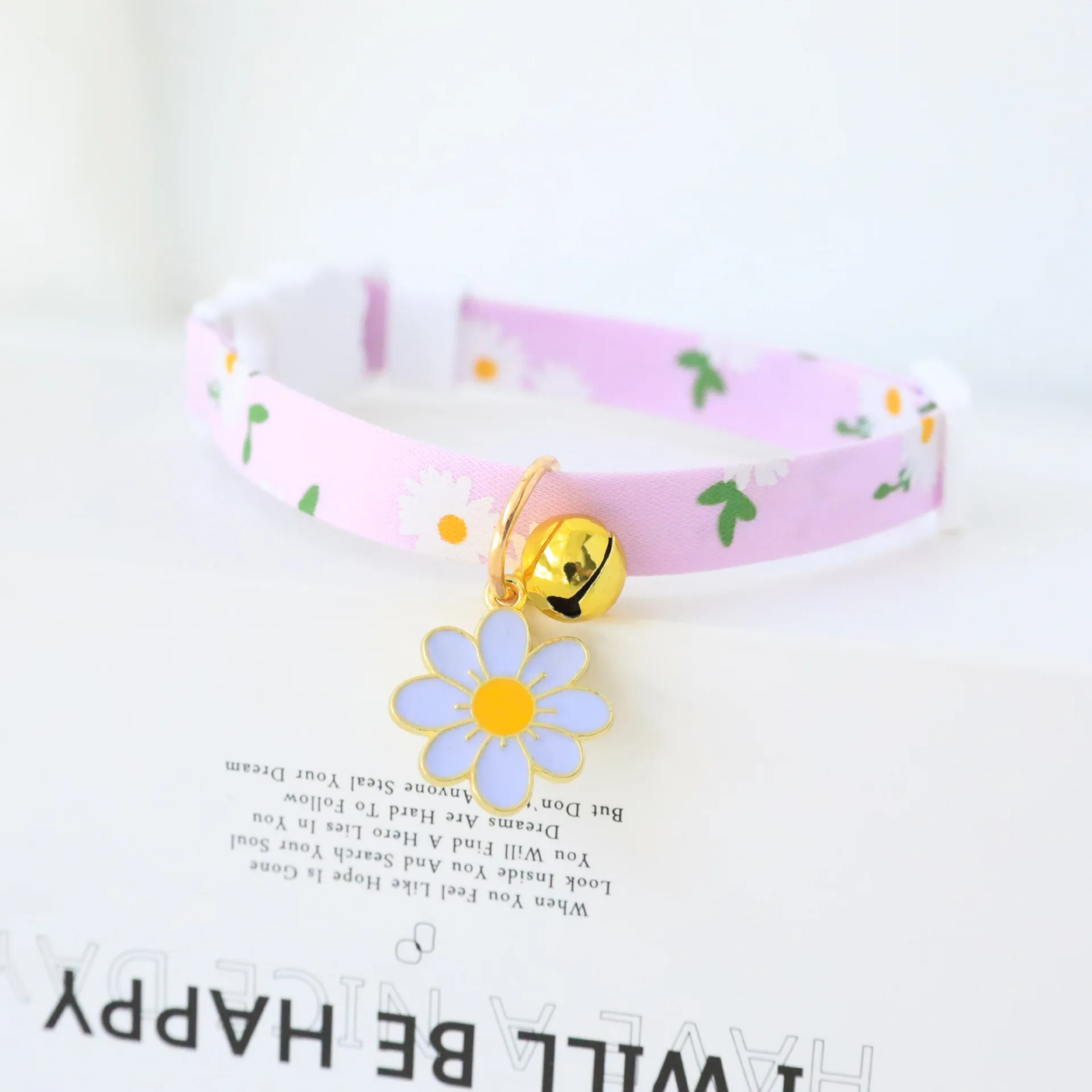 1PCS Adjustable Beauty Cat Pet Collar with Bell Dog Necklace Cute Kitten Puppy Flower Pendant Cat Accessories Supplier
1PCS Adjustable Beauty Cat Pet Collar with Bell Dog Necklace Cute Kitten Puppy Flower Pendant Cat Accessories Supplier