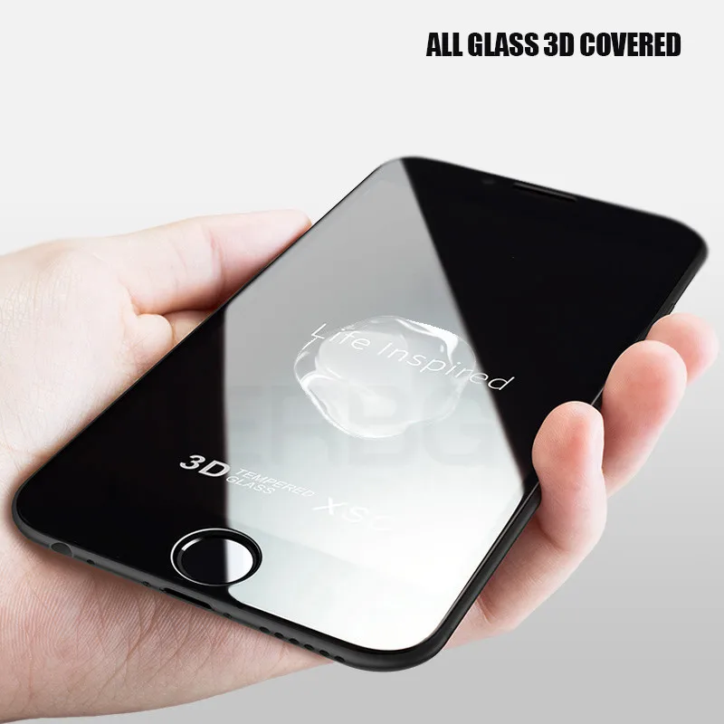 New 9D Full Cover Tempered Glass on the For iPhone X XR XS 11 Pro Max Screen Protector For iPhone 8 7 6 6s Plus Protection Film
New 9D Full Cover Tempered Glass on the For iPhone X XR XS 11 Pro Max Screen Protector For iPhone 8 7 6 6s Plus Protection Film