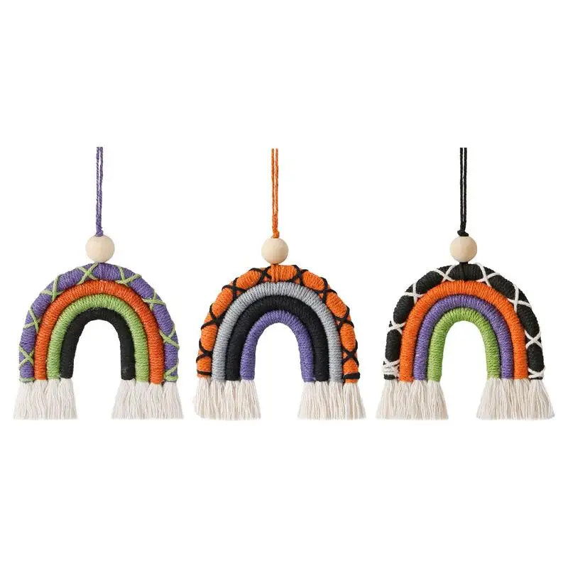 Automotive Boho Rainbow Decor Auto Weaving Rainbow Rear View Mirror Hanging Pendant Ornament Handmade Car Styling Accessories
Automotive Boho Rainbow Decor Auto Weaving Rainbow Rear View Mirror Hanging Pendant Ornament Handmade Car Styling Accessories