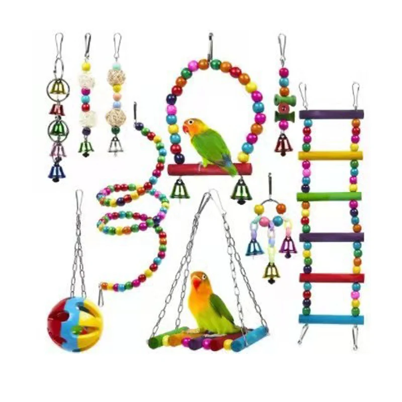 Juguetes de loros y aves, columpio masticable Indestructible, cuentas de madera, Cascabel, suministros para mascotas, 10 paquete
Juguetes de loros y aves, columpio masticable Indestructible, cuentas de madera, Cascabel, suministros para mascotas, 10 paquete