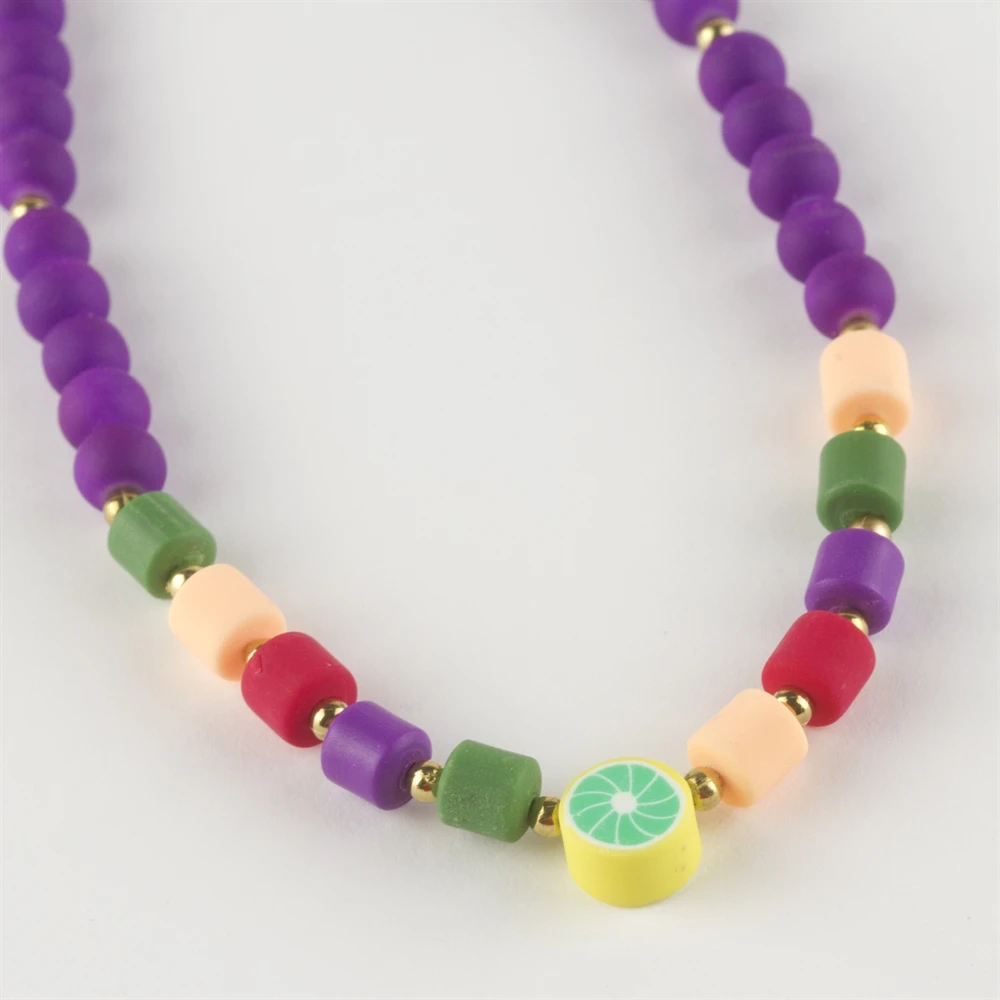 Fruit figured Fimo necklace fashion chain jewelry accessories for women earrings bracelet ring for kids gift beads
Fruit figured Fimo necklace fashion chain jewelry accessories for women earrings bracelet ring for kids gift beads