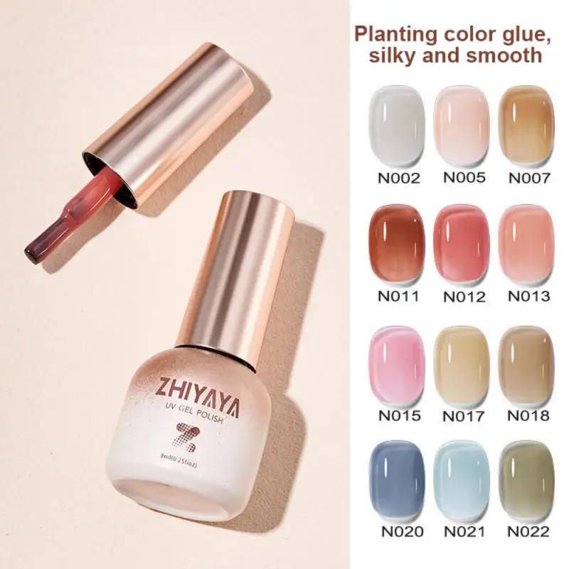 8ml Gel Nail Polish Pink Nude Manicure Semi Permanent Soak Off UV Polygel Nail Art Varnish Matte Coat Nails Products Supplies
8ml Gel Nail Polish Pink Nude Manicure Semi Permanent Soak Off UV Polygel Nail Art Varnish Matte Coat Nails Products Supplies