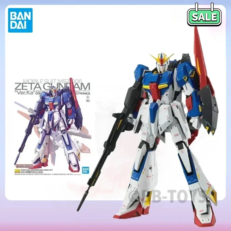 Оригинальный набор модели в наличии BB Bandai Gundam аниме фигурка MG 1/100 ZETA GUNDAM VER.KA