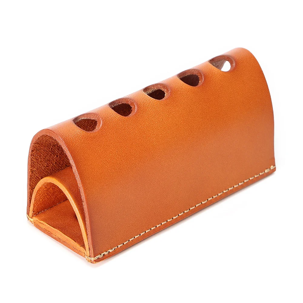 5 Slot Display Stand Durable Genuine Leather Holder for Pens Pencils Makeup Brush Organizer for Home Office Store Use
5 Slot Display Stand Durable Genuine Leather Holder for Pens Pencils Makeup Brush Organizer for Home Office Store Use
