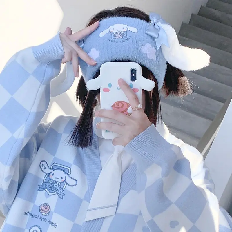 Sanrio Knitted Hair Band Cinnamoroll Mymelody Fashion Plush Hair Band Sweet Kawaii Academy Girl Cartoon New Hair Accessories
Sanrio Knitted Hair Band Cinnamoroll Mymelody Fashion Plush Hair Band Sweet Kawaii Academy Girl Cartoon New Hair Accessories