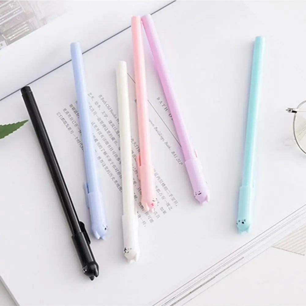 10Pcs Plastic Black Cat Gel Pen Cute 6Colors Kawaii Cat Model Pens Ink Cartoon Animals Gel Pen School Supplies
10Pcs Plastic Black Cat Gel Pen Cute 6Colors Kawaii Cat Model Pens Ink Cartoon Animals Gel Pen School Supplies