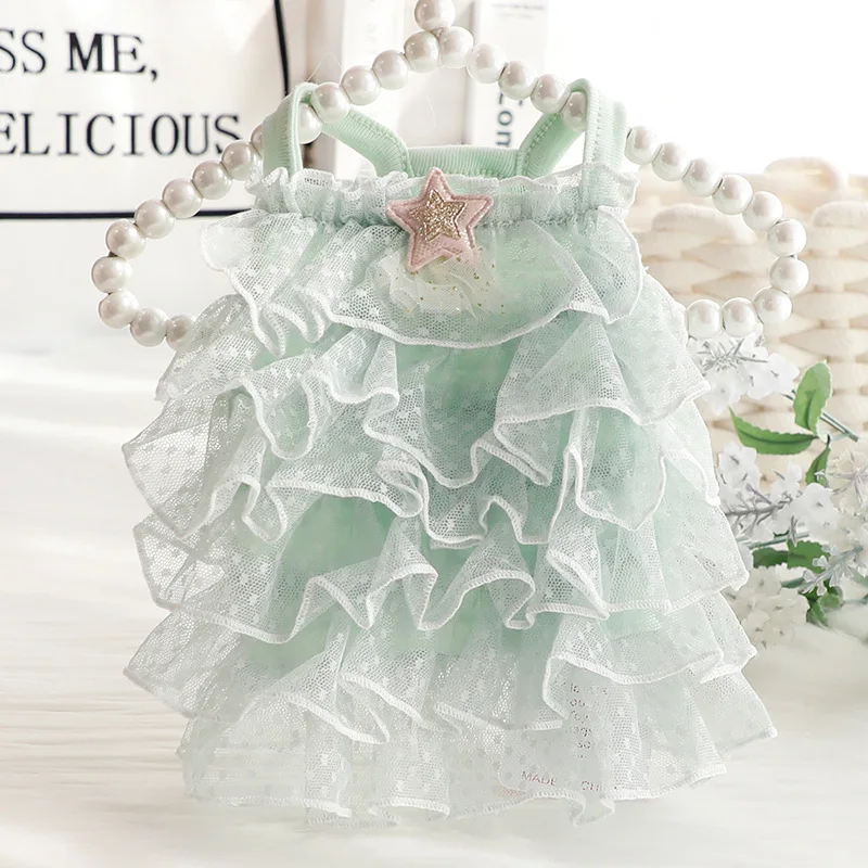 2022 Summer Puppy Dog Clothing Sling Skirts Pink White Green Lace Tutu Princess Dress Pet Dog Clothes For Small Medium Dog XS-XL
2022 Summer Puppy Dog Clothing Sling Skirts Pink White Green Lace Tutu Princess Dress Pet Dog Clothes For Small Medium Dog XS-XL