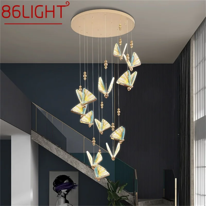 86LIGHT Nordic Butterfly Chandelier Lamps Fixtures Modern Pendant Lights Home LED for Stairs Hall
86LIGHT Nordic Butterfly Chandelier Lamps Fixtures Modern Pendant Lights Home LED for Stairs Hall