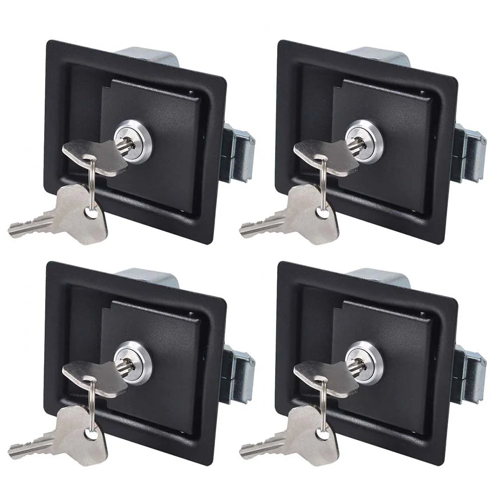 4 PCS Trailer Tool Box Locks Anti-theft Paddle Handle Locks Caravan Trailer Accessories (Black)
4 PCS Trailer Tool Box Locks Anti-theft Paddle Handle Locks Caravan Trailer Accessories (Black)