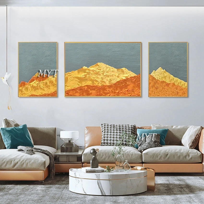 Frameless Wall Pictures Decoration 3 Piece Canvas Art Thick Texture Bright Color Abstract Modern Acrylic Painting Designs
Frameless Wall Pictures Decoration 3 Piece Canvas Art Thick Texture Bright Color Abstract Modern Acrylic Painting Designs