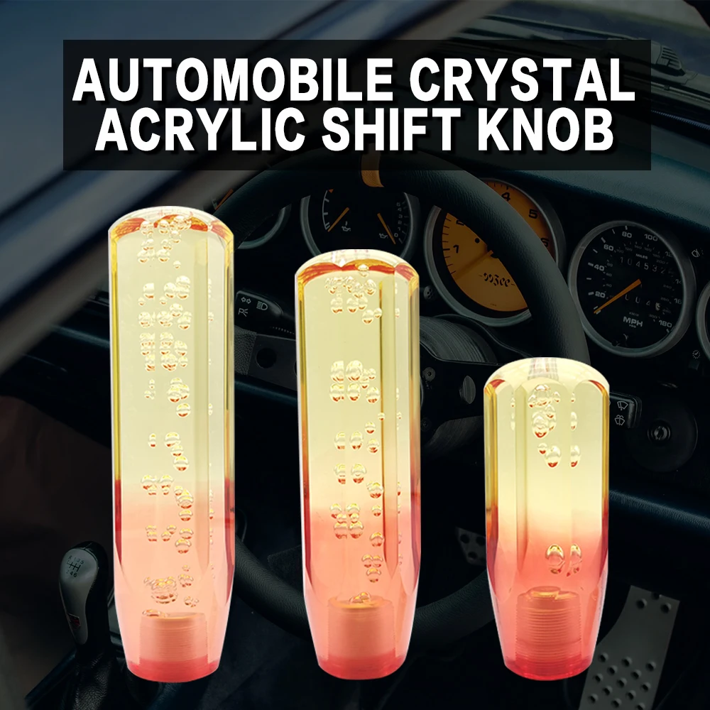 Car Gear Shift Knob Lever Crystal Yellow Red Double Color Gradient For Auto Universal Manual Transmission Accessories
Car Gear Shift Knob Lever Crystal Yellow Red Double Color Gradient For Auto Universal Manual Transmission Accessories