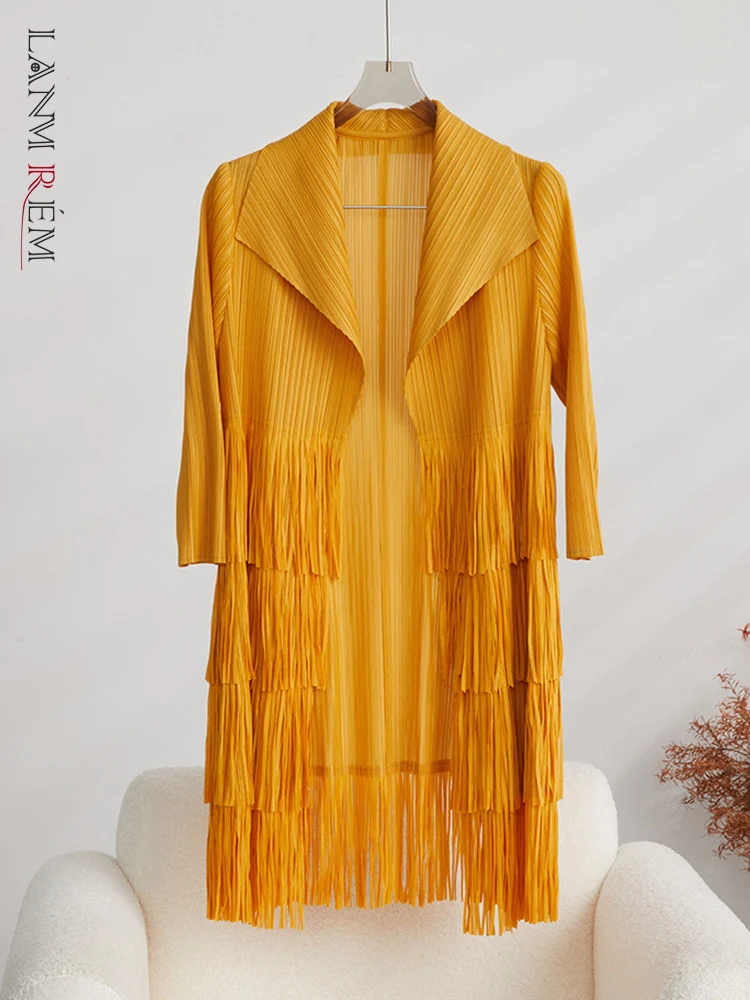 LANMREM Spliced Tassels Pleated Trench Coat For Women Casual Long Sleeves Open Stitch Solid Color Coats 2023 Autumn New 32D511
LANMREM Spliced Tassels Pleated Trench Coat For Women Casual Long Sleeves Open Stitch Solid Color Coats 2023 Autumn New 32D511