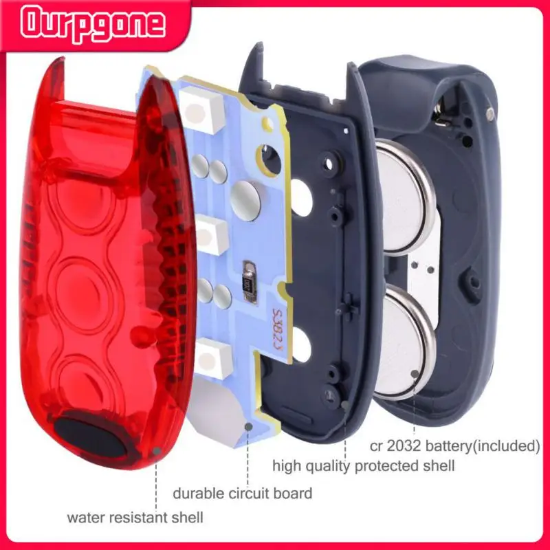 IPX-5 Waterproof Bike Light Multifunctional Mini Warning Light Bicycle Light Tail Light Helmet Light For Outdoor Running Cycling
IPX-5 Waterproof Bike Light Multifunctional Mini Warning Light Bicycle Light Tail Light Helmet Light For Outdoor Running Cycling