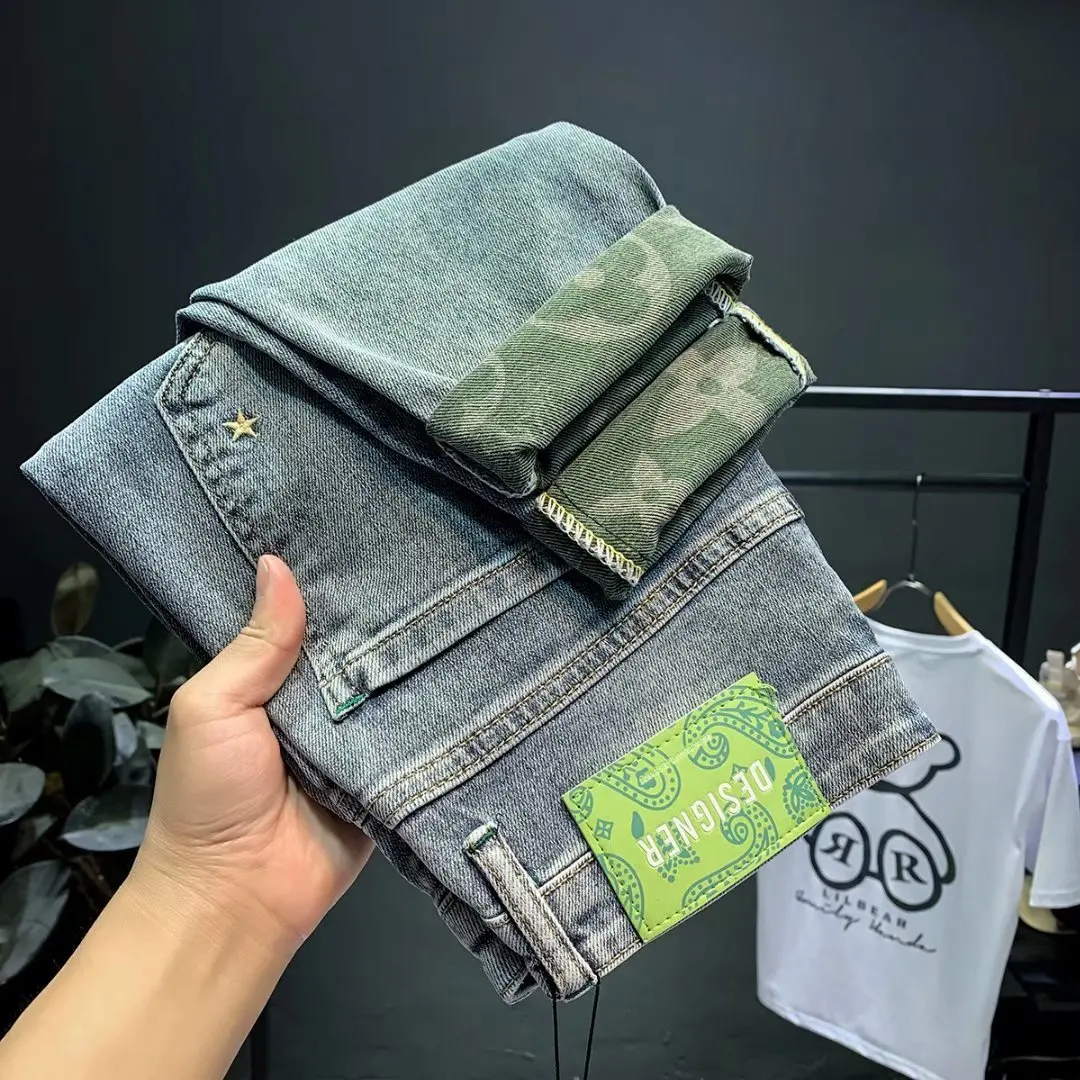 Cropped Jeans 2022 Spring Ripped Hole Brand Slim Fit Small Foot Korean Fashion Men's Cargo Pants Mens Street Wear Jeans Trousers
Cropped Jeans 2022 Spring Ripped Hole Brand Slim Fit Small Foot Korean Fashion Men's Cargo Pants Mens Street Wear Jeans Trousers