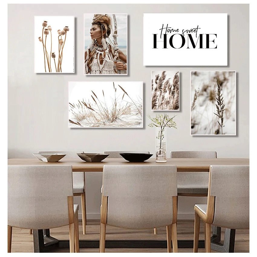 Scandinavian Pictures Wild Boho Woman Wheat Plant HOME Quotes Poster Canvas Wall Art Print Nature Landscape Painting Decorative
Scandinavian Pictures Wild Boho Woman Wheat Plant HOME Quotes Poster Canvas Wall Art Print Nature Landscape Painting Decorative
