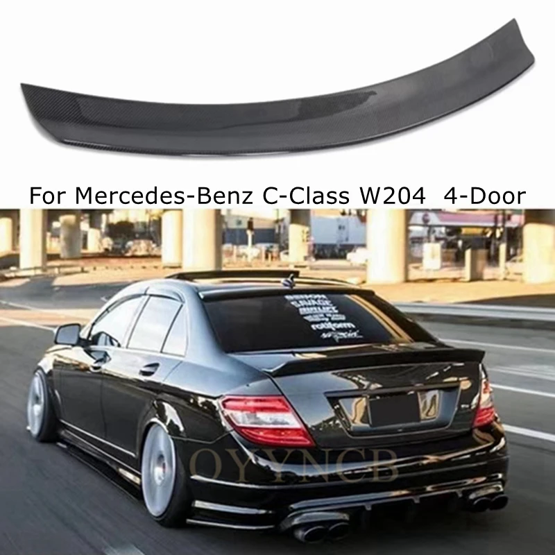 For Mercedes-Benz C-Class W204 4-Door Carbon Fiber Rear Spoiler Trunk Wing 2007-2014 FRP Forged carbon
For Mercedes-Benz C-Class W204 4-Door Carbon Fiber Rear Spoiler Trunk Wing 2007-2014 FRP Forged carbon