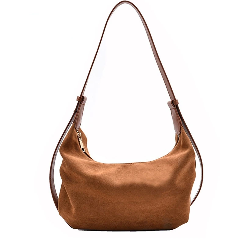 Bolsa de ombro feminina retrô, bolsa casual com camurça, bolsa tiracolo, alta qualidade, feita em pu macio
Bolsa de ombro feminina retrô, bolsa casual com camurça, bolsa tiracolo, alta qualidade, feita em pu macio