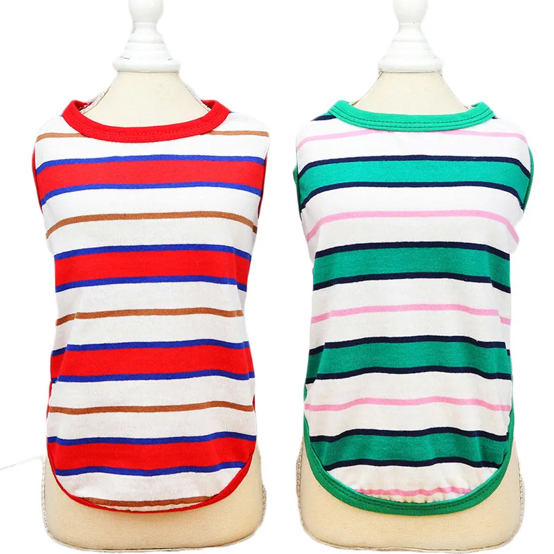 Red Green Dog Clothes Summer Strips Hoodies For Small Dogs Chihuahua Cat Sweatshirt Shirt Clothing Puppy Sleeveless Vests Tshirt
Red Green Dog Clothes Summer Strips Hoodies For Small Dogs Chihuahua Cat Sweatshirt Shirt Clothing Puppy Sleeveless Vests Tshirt