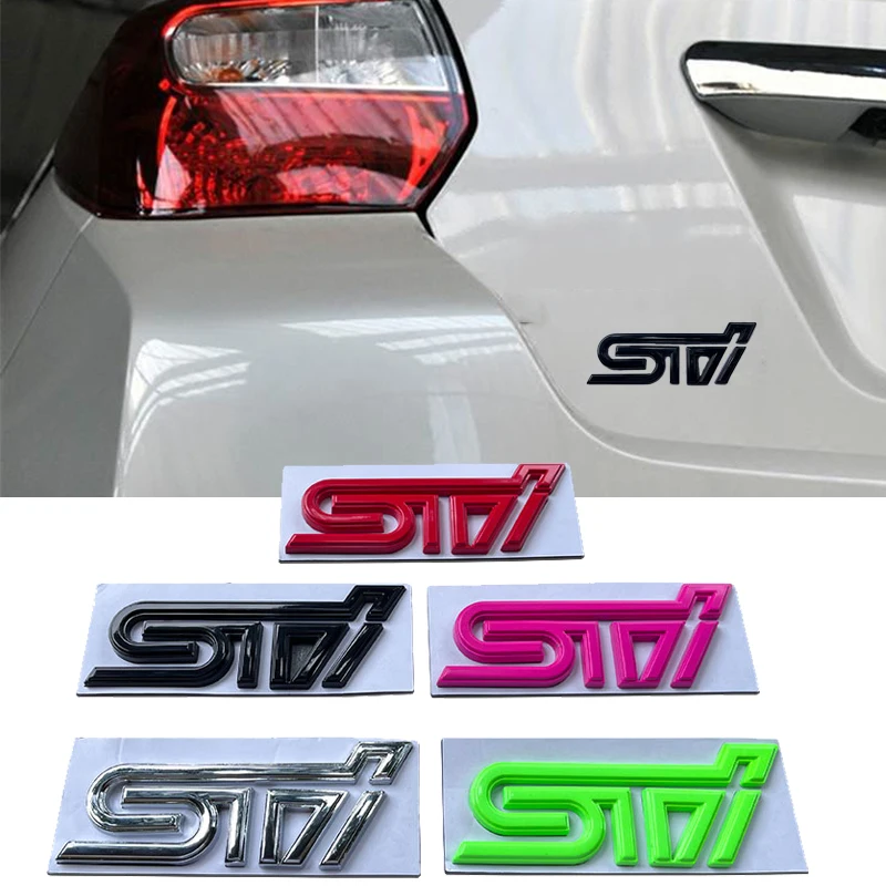 

Metal Car Rear Trunk Stickers Side Badge Decal Styling for Subaru STI Logo Outback Impreza WRX Forester XV Legacy Tribeca Emblem