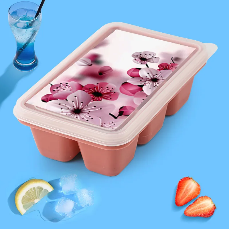Peach Blossom Food Grade Kitchen Gadgets Silicone High Quality Popsicle Mold Plastic 6 Hole DIY Lattice Accesorios De Cocina
Peach Blossom Food Grade Kitchen Gadgets Silicone High Quality Popsicle Mold Plastic 6 Hole DIY Lattice Accesorios De Cocina