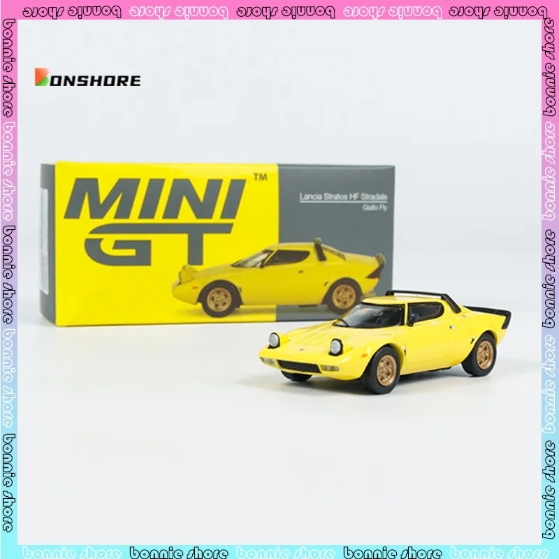 Модель автомобиля Mini Gt 1/64 Lancia Stratos HF модель ограниченная серия имитация сплава