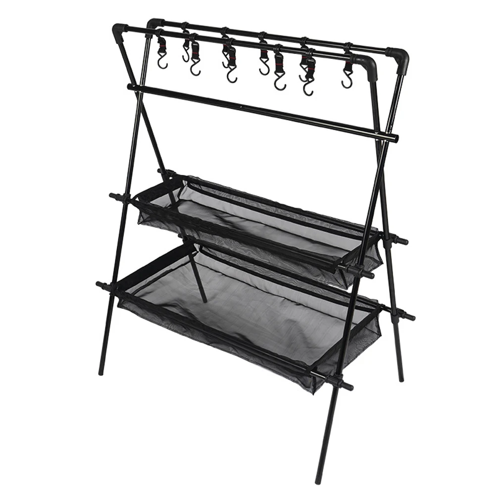 Outdoor Camping Cups Bowls Drying Rack Hung Shelf Aluminum Alloy Bracket Picnic BBQ Tableware Storage Rack Campsite Tools Shelf
Outdoor Camping Cups Bowls Drying Rack Hung Shelf Aluminum Alloy Bracket Picnic BBQ Tableware Storage Rack Campsite Tools Shelf