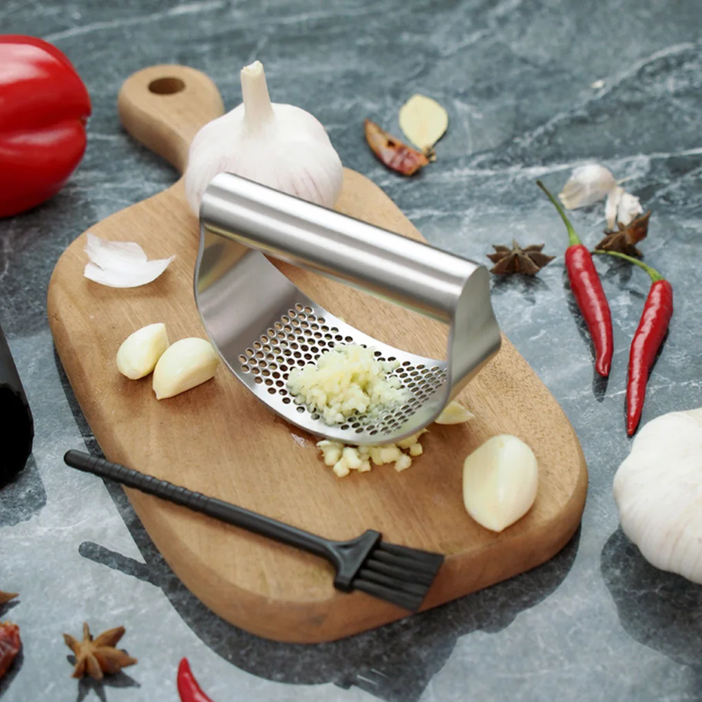 Multifunctional Stainless Garlic Press Household Manual Garlic Press Device Kitchen Press Squeezer Garlic Kitchen Gadget Tools
Multifunctional Stainless Garlic Press Household Manual Garlic Press Device Kitchen Press Squeezer Garlic Kitchen Gadget Tools
