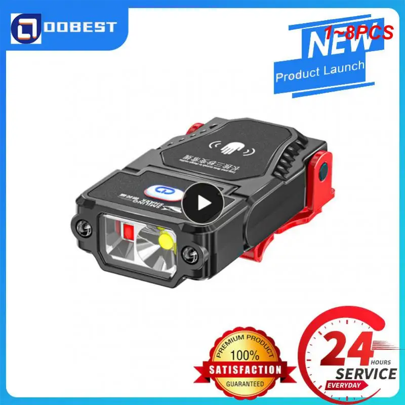 1~8PCS Mini LED Sensor Headlamp Hat Clip Light Fishing Headlight USB Rechargeable Adjustable Angle Camping Headlamp Work
1~8PCS Mini LED Sensor Headlamp Hat Clip Light Fishing Headlight USB Rechargeable Adjustable Angle Camping Headlamp Work