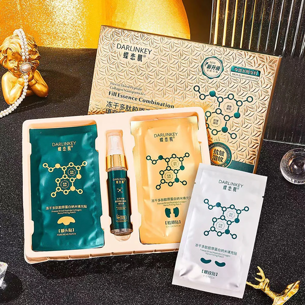 Peptide Collagen Nanoparticles Filling Essence Cheek Forehead Sticker Eye Patch For Face Care Sets Moisturizing Delicate Smooth
Peptide Collagen Nanoparticles Filling Essence Cheek Forehead Sticker Eye Patch For Face Care Sets Moisturizing Delicate Smooth