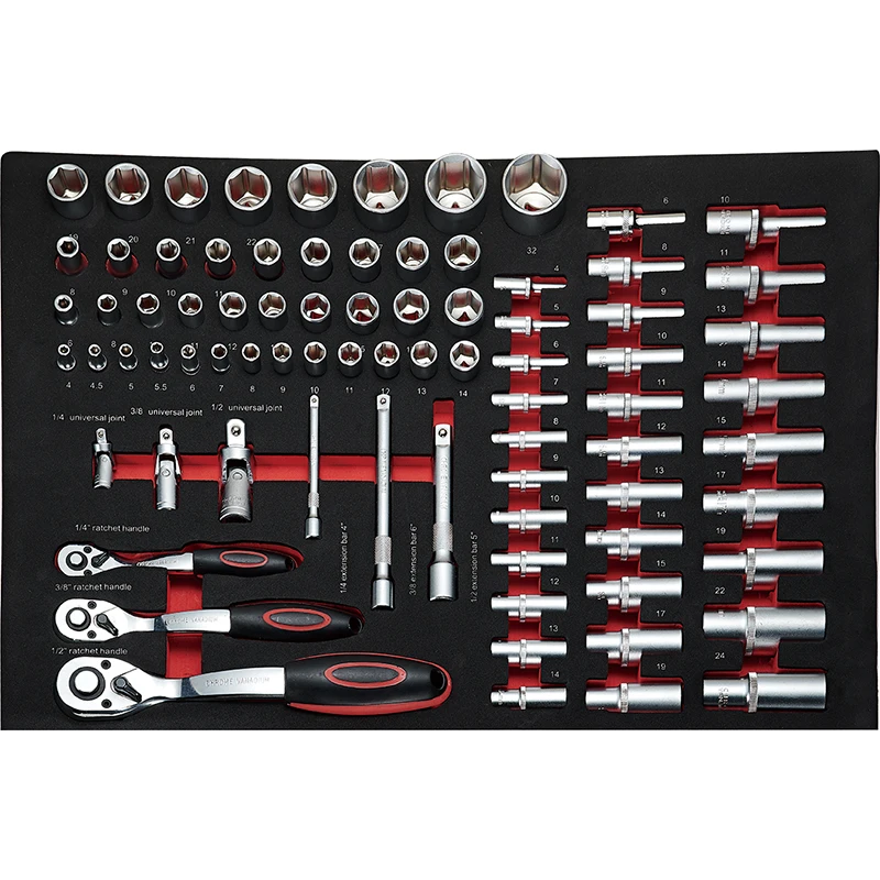 252PCS tools set 1/2 DR tool cabinet Roller Cabinet for garage and family Hand tools for car repair
252PCS tools set 1/2 DR tool cabinet Roller Cabinet for garage and family Hand tools for car repair