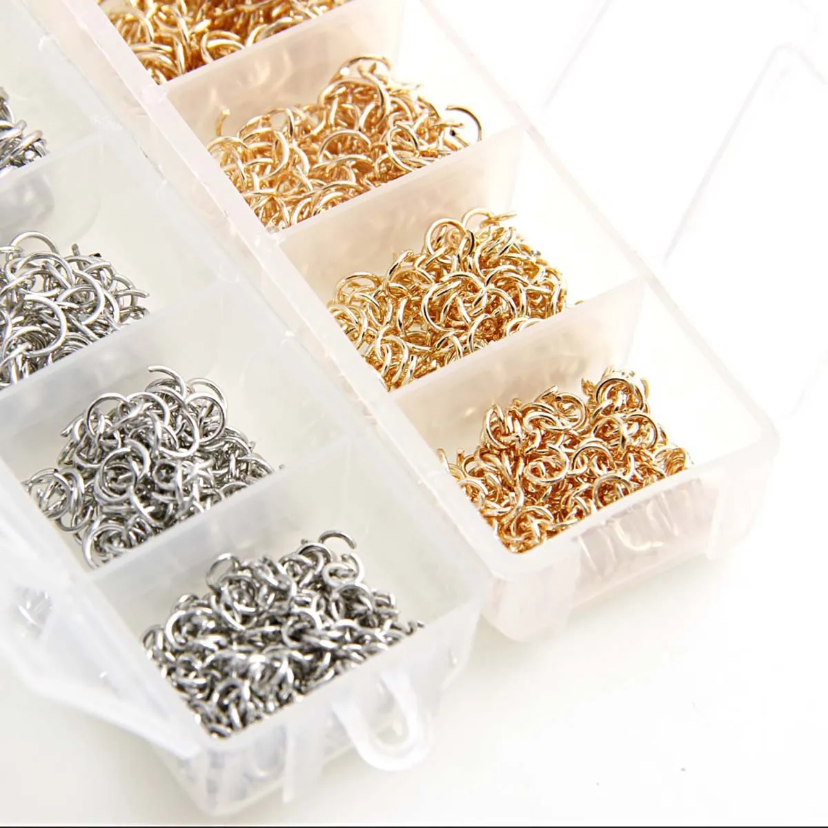 1 Set Iron 4/5/6/7/8/9/10mm Open Jump Rings Split Rings Connectors Boxed Set for DIY Jewelry Making Supplies Accessories
1 Set Iron 4/5/6/7/8/9/10mm Open Jump Rings Split Rings Connectors Boxed Set for DIY Jewelry Making Supplies Accessories
