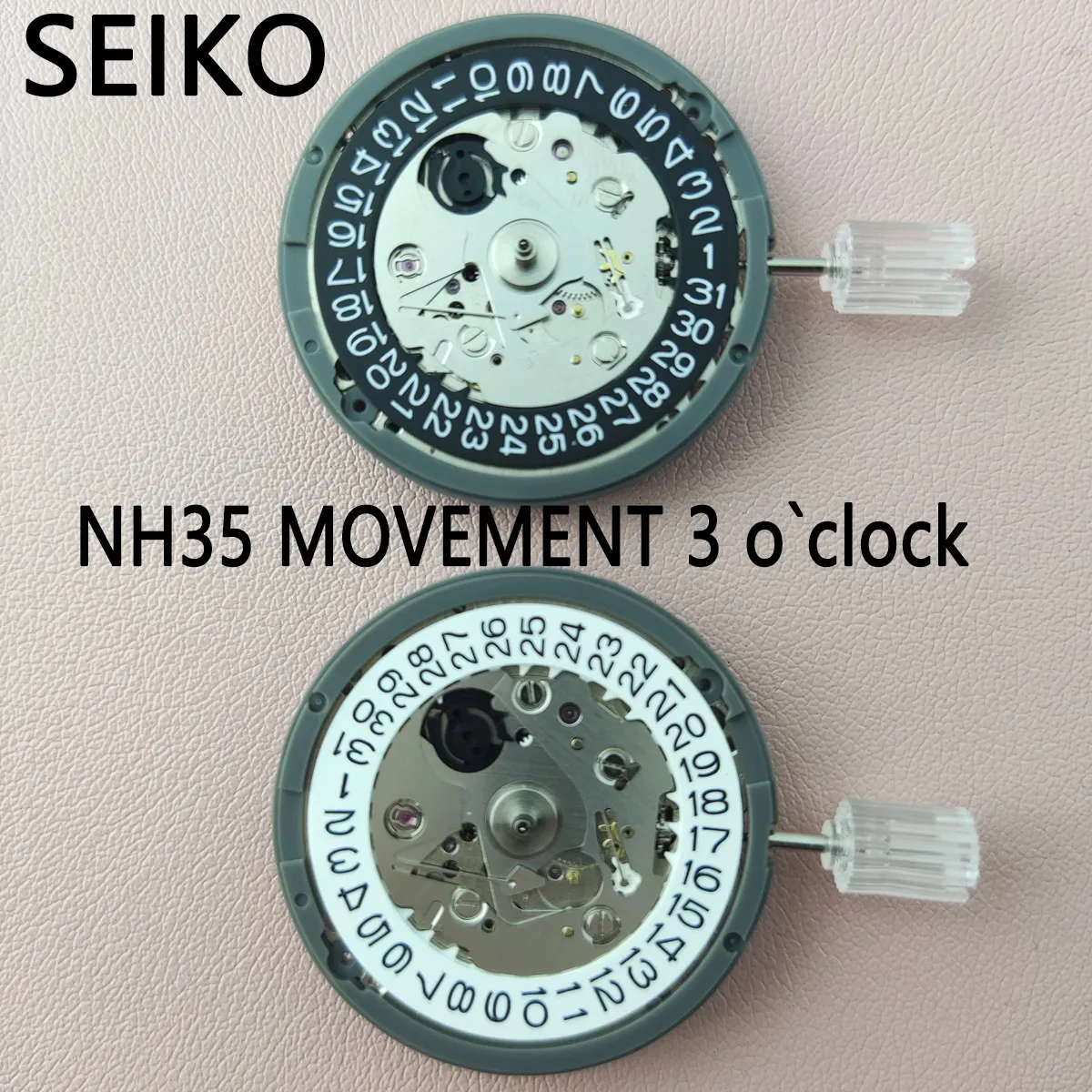 

Japan NH35A Premium Mechanical Movement NH35 White Datewheel 24 Jewels Automatic Self-winding High Accuracy Movt Replace