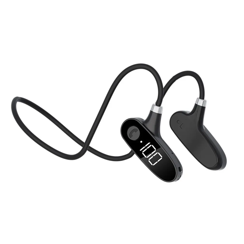 Neck-mounted Earphones Bone Conduction Headphones Bluetooth-compatible Wireless Earphones Waterproof Sports Headset with Mic
Neck-mounted Earphones Bone Conduction Headphones Bluetooth-compatible Wireless Earphones Waterproof Sports Headset with Mic